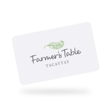 [object Object] Farmer's Table Tagaytay PH Gift Card