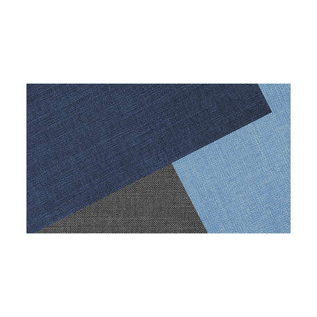 [object Object] Skriver Collection, Silence Blue Letter 85x150 cm