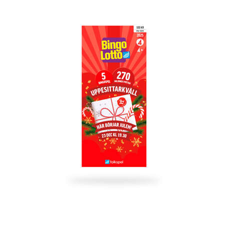 [object Object] BingoLotto Uppesittarkväll SE