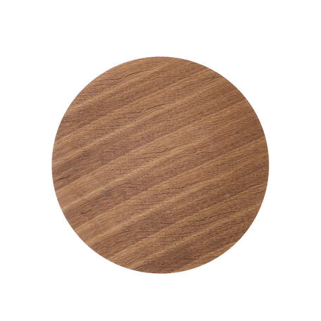 [object Object] Ferm Living, Wire Basket Top Small Røget Eg