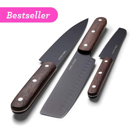 [object Object] Orrefors Jernverk -veitsisarja 3 osaa