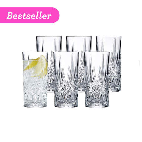 [object Object] Lyngby Highball, 36 cl, 6 kpl, kirkas